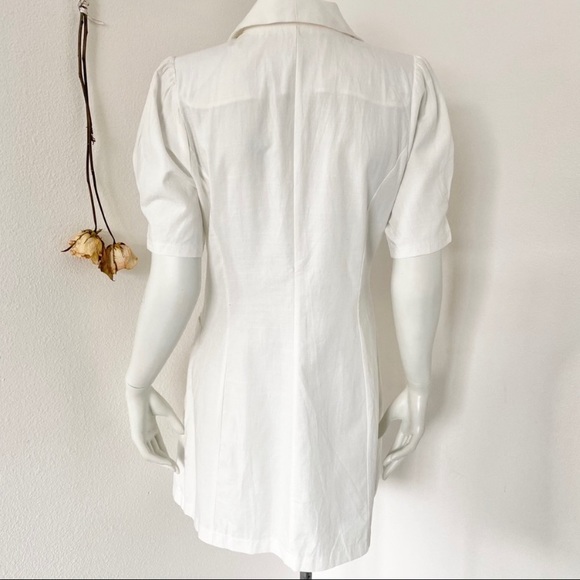 Princess Polly ODEN MINI DRESS WHITE - Picture 5 of 7